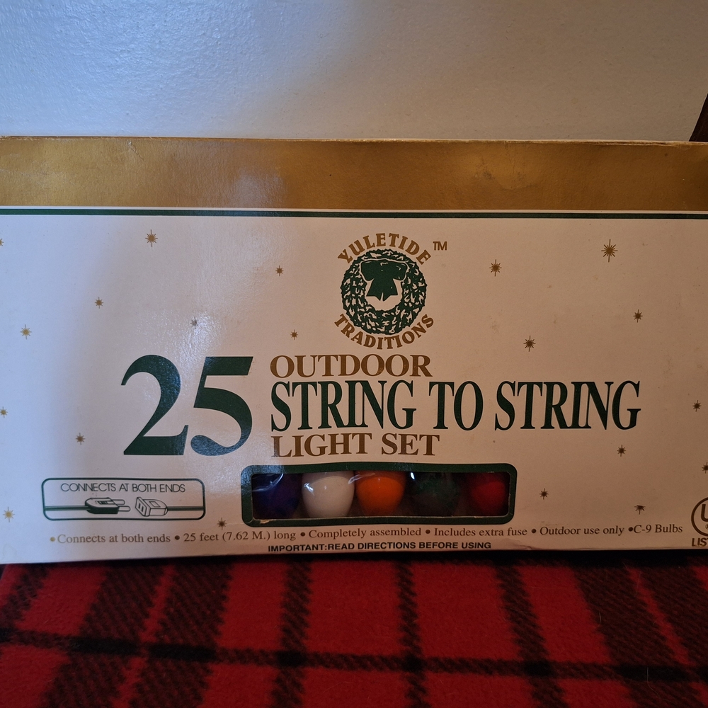 Outdoor String to String Light Set - Multicolor